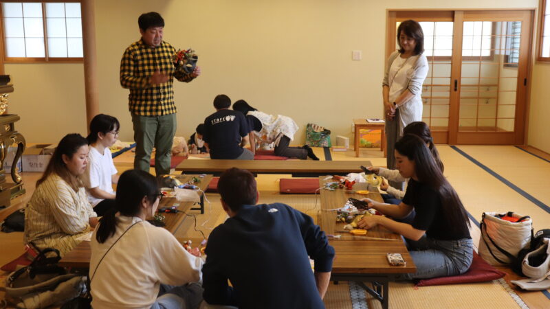 光明千手拠点事業 地域交流「花育」